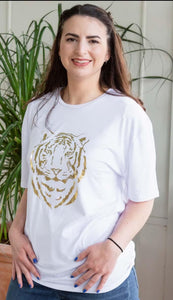 White Easy Tiger Top